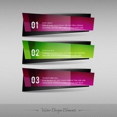 Business stickers on the gray background for infographics webdes