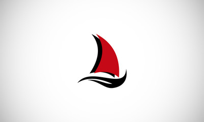 Sailing logo design vector