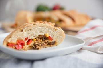 Stromboli, italienisches Pizzabrot 