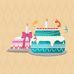 Cake icon design