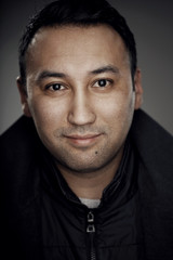 Portrait of emotional man