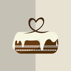 Cake icon design