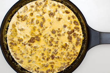 Salsiccia panna e zafferano