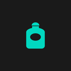 Obraz premium Retro perfume bottle flat