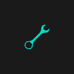 wrench icon , vector illustration
