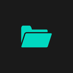 Folder flat icon