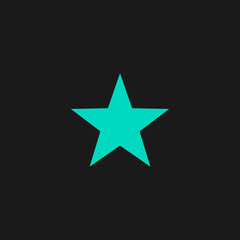 Obraz premium Clasic star - vector icon