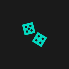 dice flat icon