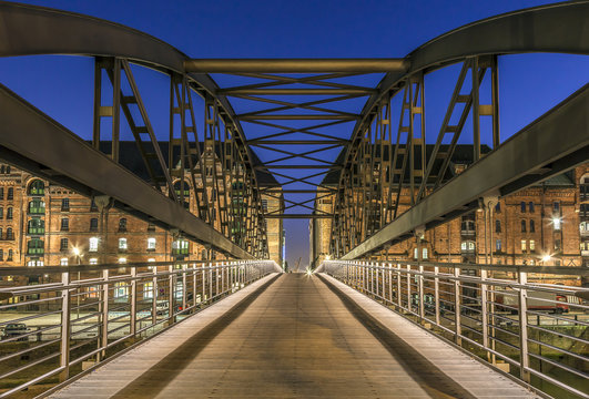 Hamburg Speicherstadt Bridge