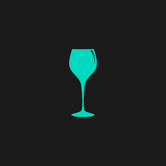 elegant wine glass