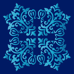 Antique ottoman turkish pattern vector design fifty nine