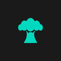 Baobab tree icon