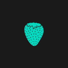 Strawberry flat icon