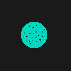 Moon flat icon