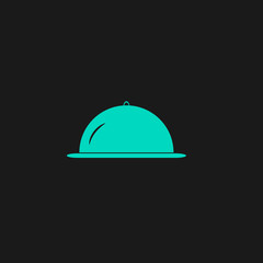 Restaurant cloche icon