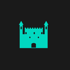 Castle flat icon