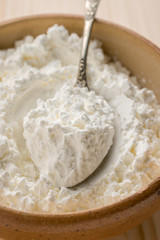 Cornflour or cornstarch a popular food ingredient used in baking and for thickening sauces or soups
