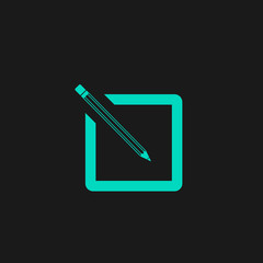 Simple registration icon