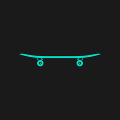 icon of skateboard