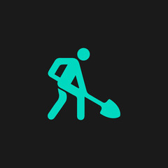 building site flat icon