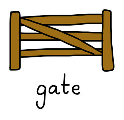 Illustration of a gate