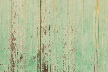 Fototapeta na wymiar Wood pastel green shabby background texture