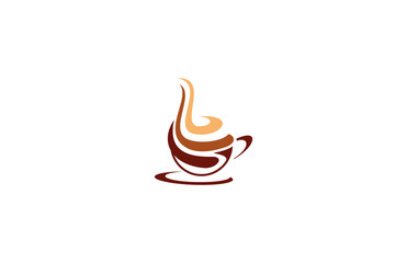 cup coffee icon logo