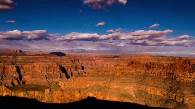Grand Canyon Timelapse wide angle shot