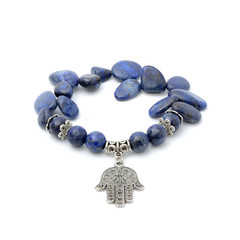 bracelet of blue stones isolated