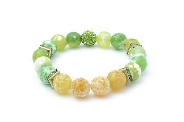 colored bracelet isolated