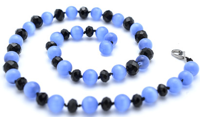 beads from natural stones isolated