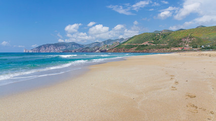 The beach in Sardinia. Nobody