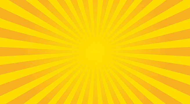 Abstract sunbeams background - vector illustration.