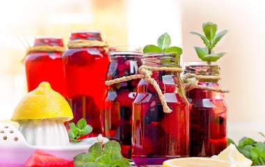 Healthy beverage - berry juice