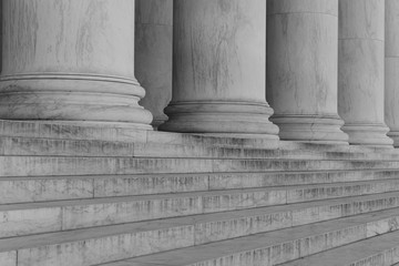 Black and White Pillars