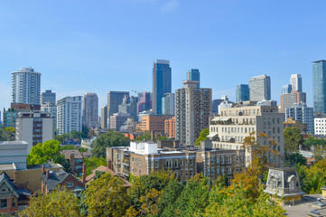 Condo buildings in downtown Toronto.