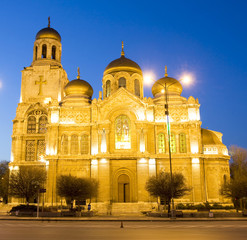 Fototapeta na wymiar Cathedral of Assumption of the Virgin Mary, Varna