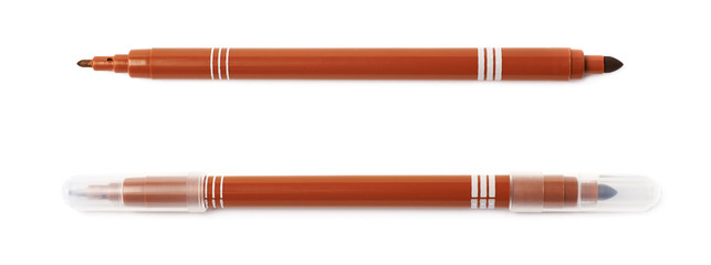 Naklejka premium Felt-tip pen marker isolated