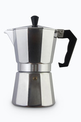 Moka Coffee/Moka coffee pot isolated on white background   © npstudiobkk