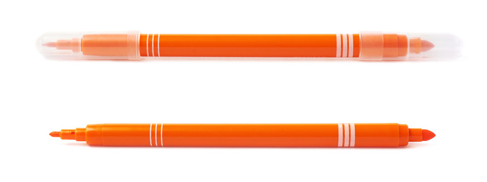 Felt-tip pen marker isolated