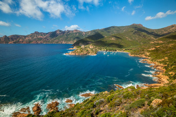Fototapeta na wymiar randonnée en Corse