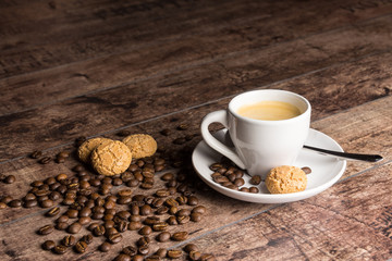 Espresso und Gebäck