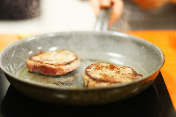 Cooking.