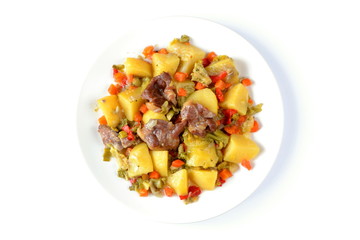 zapiekanka warzywna z karkówką