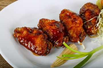 Teriyaki chicken wings