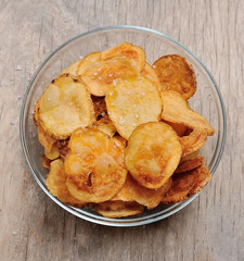 Homemade potato chips