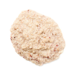 Puddle of porridge isolated