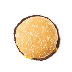 Fresh hamburger isolated