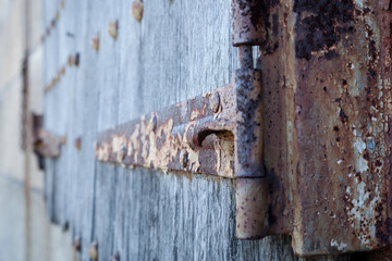 Rusty Hinge Detail