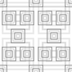 Abstract seamless pattern of different sized squares